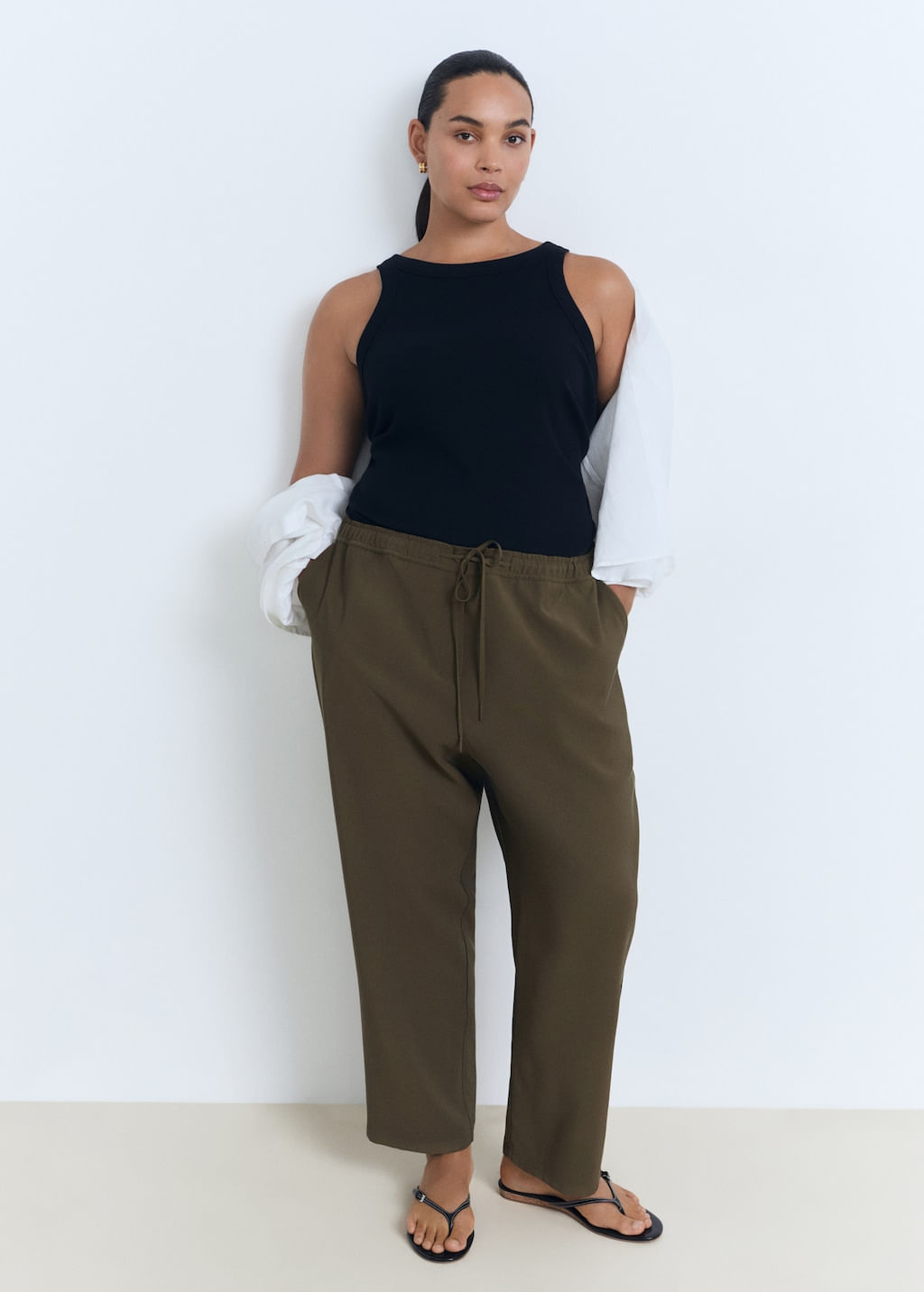 Pantalon-Fluido-khaki