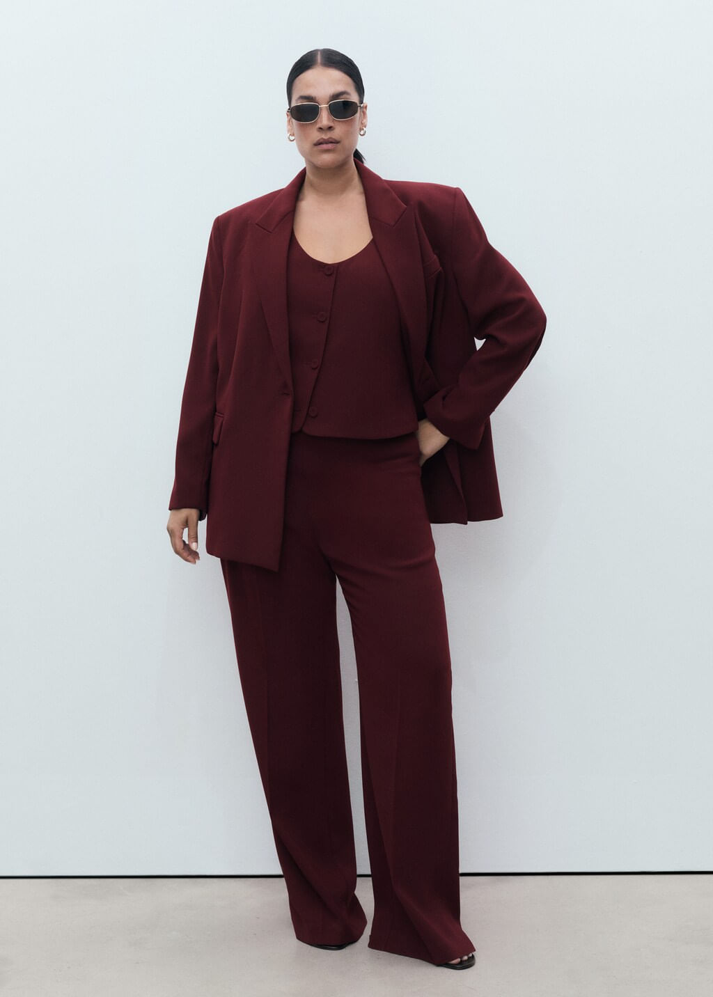 Chaleco-Iguana-granate