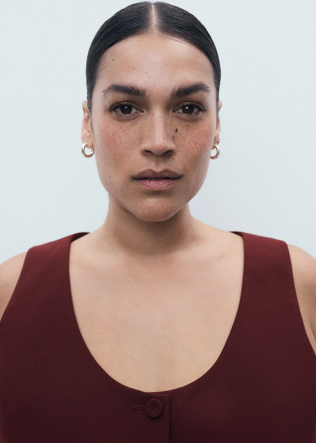 Chaleco-Iguana-granate