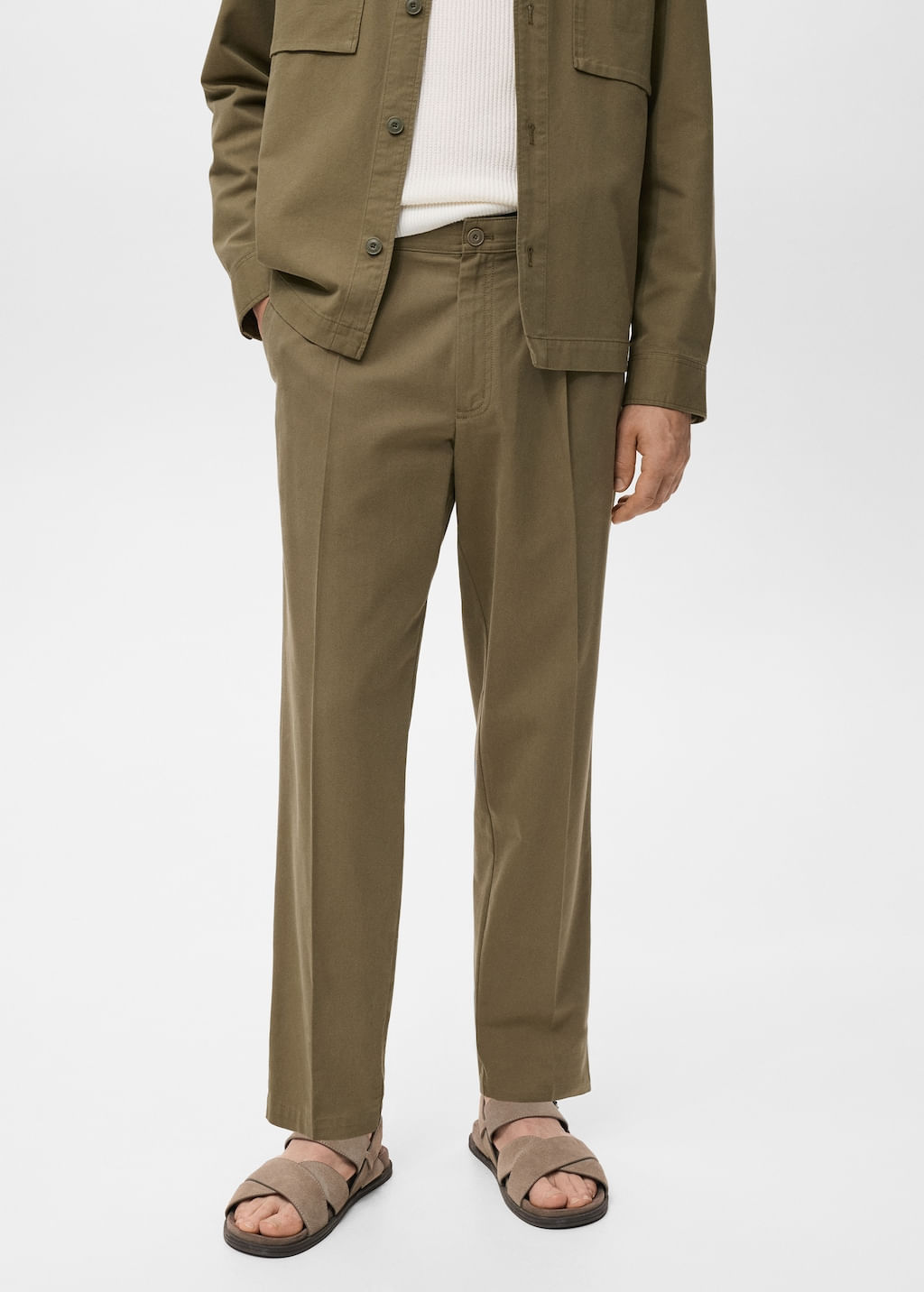 Pantalon-Alicudi-oliva