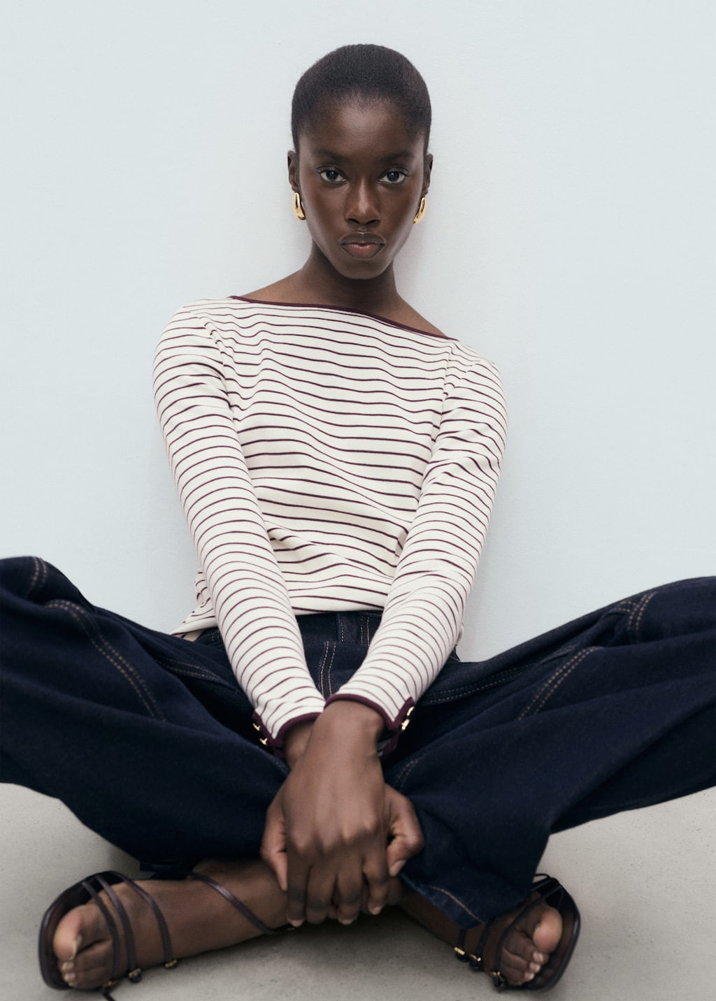 Camiseta-Porta-burdeos