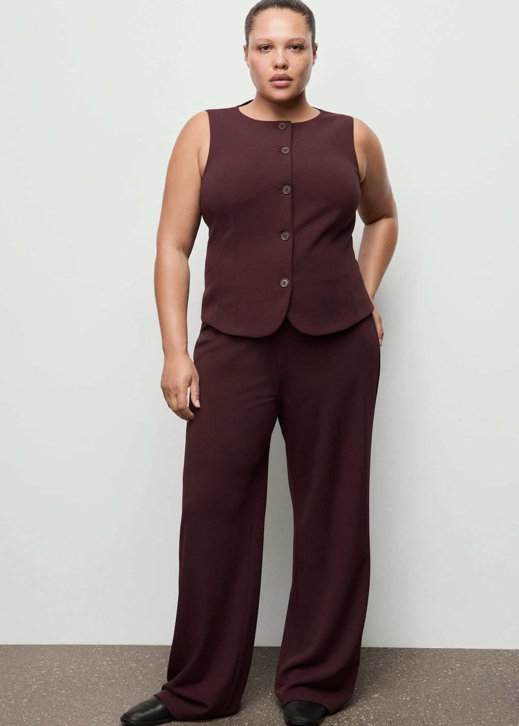 Chaleco-Avay-burdeos