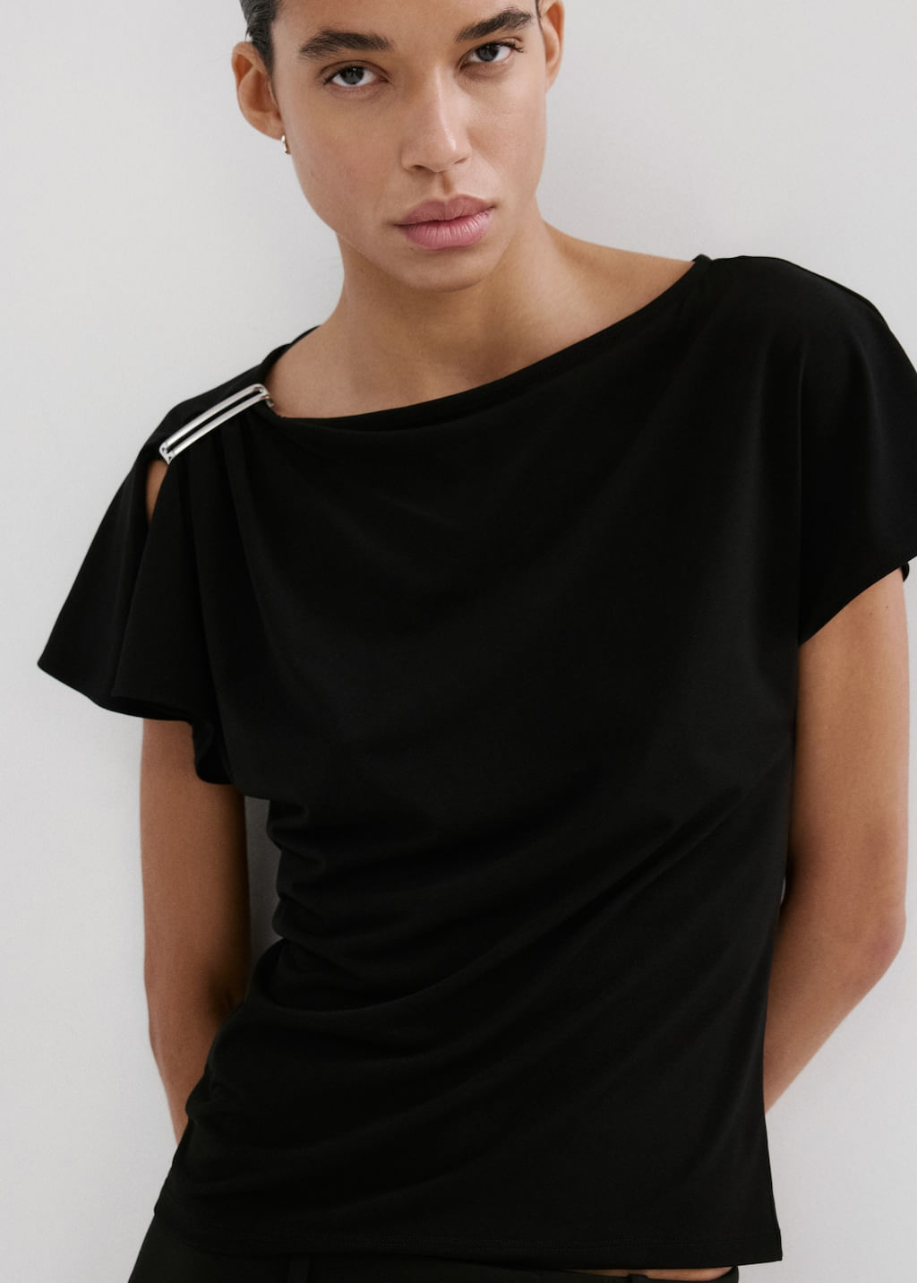 Camiseta-Milena-negro