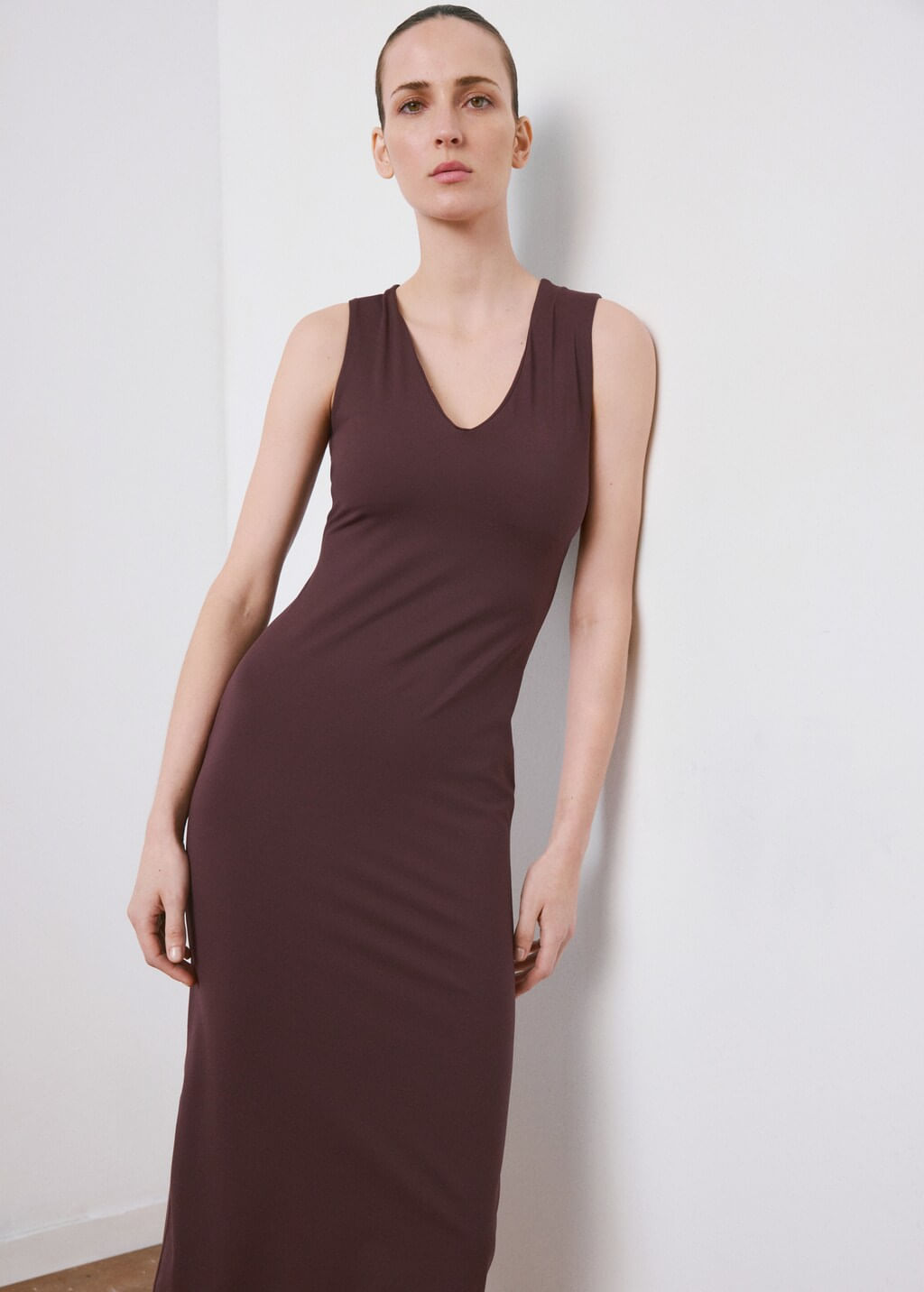 Vestido-Rayo-burdeos