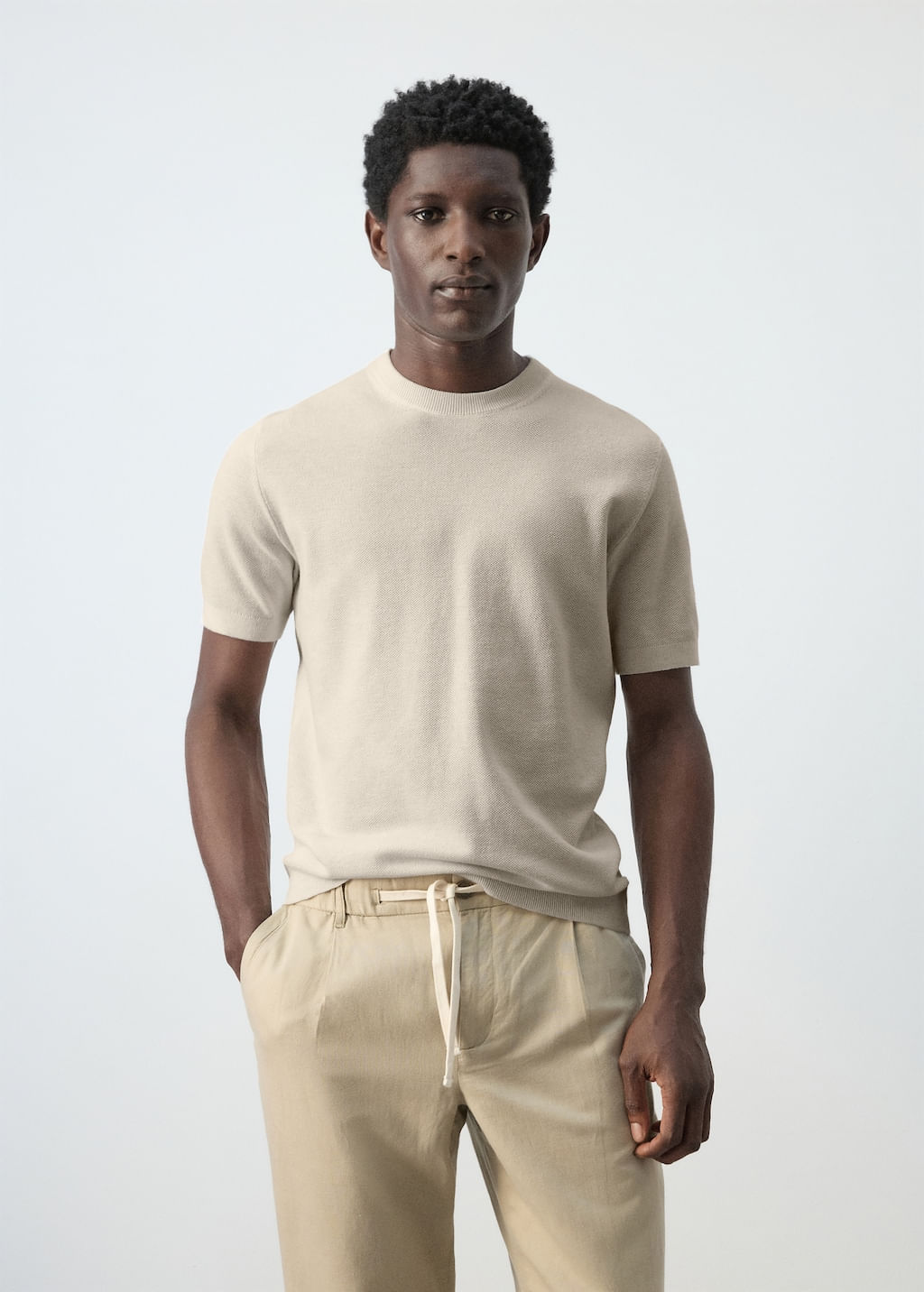 Camiseta-Tricot-Andrew-beige