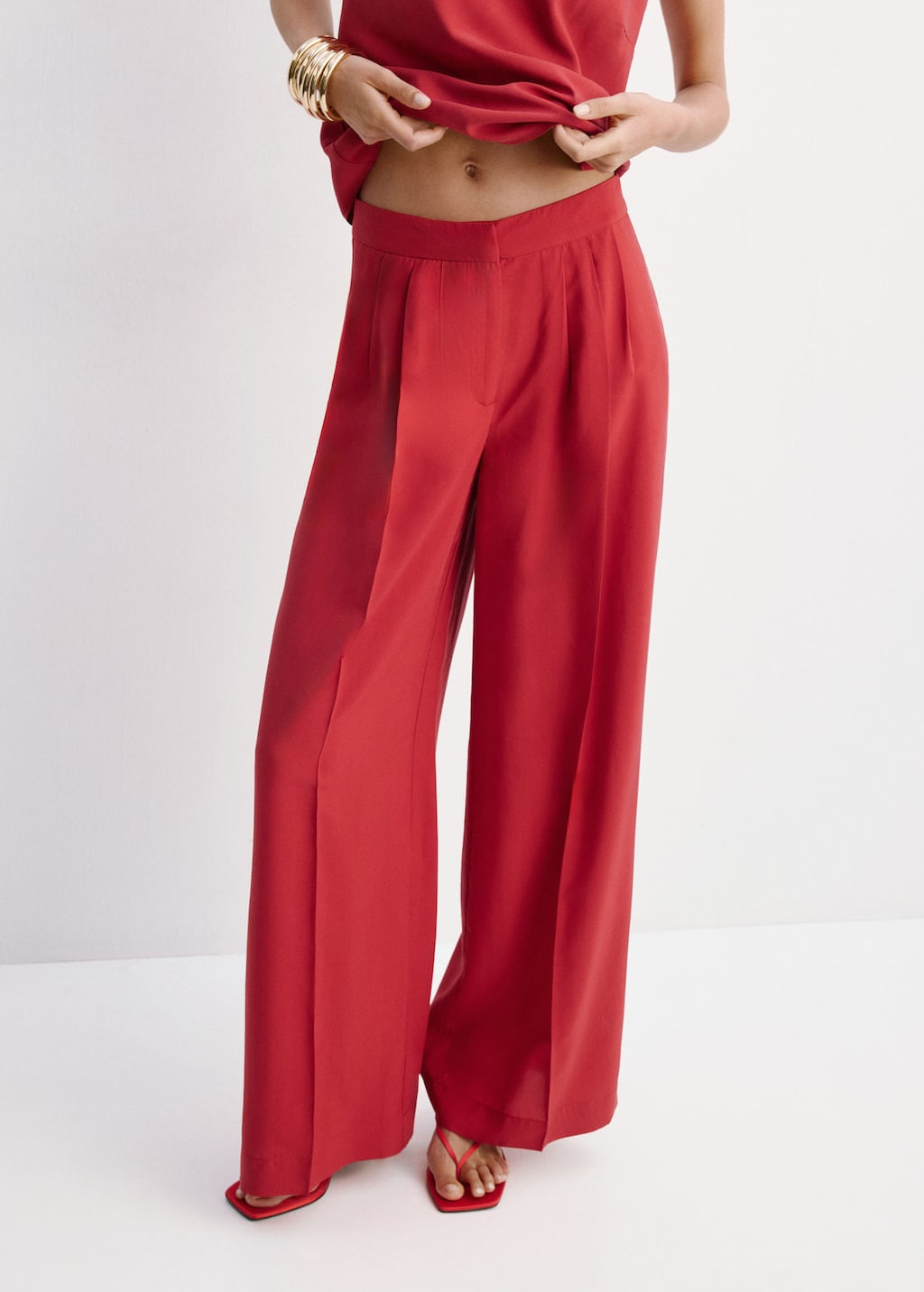Pantalon-Vera-rojo