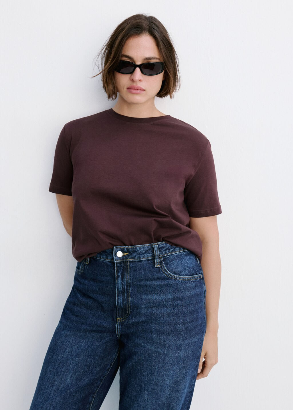Camiseta-Chals-burdeos