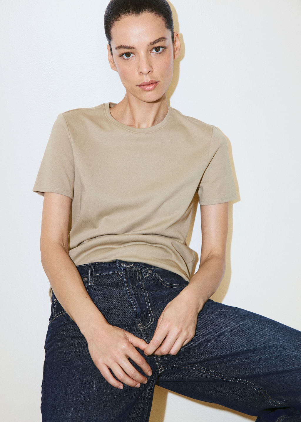 Camiseta-Riti-khaki