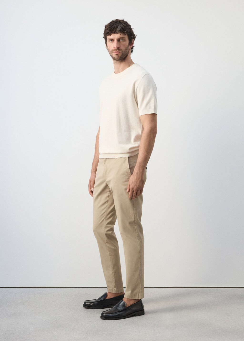 Pantalon-Prato-beige