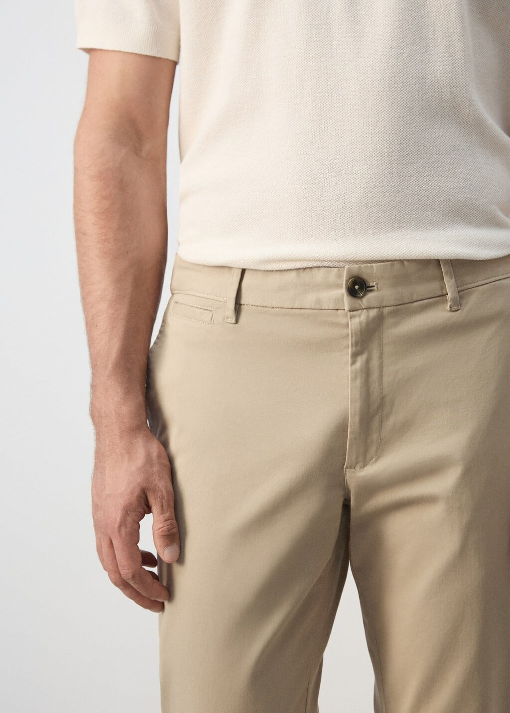 Pantalon-Prato-beige