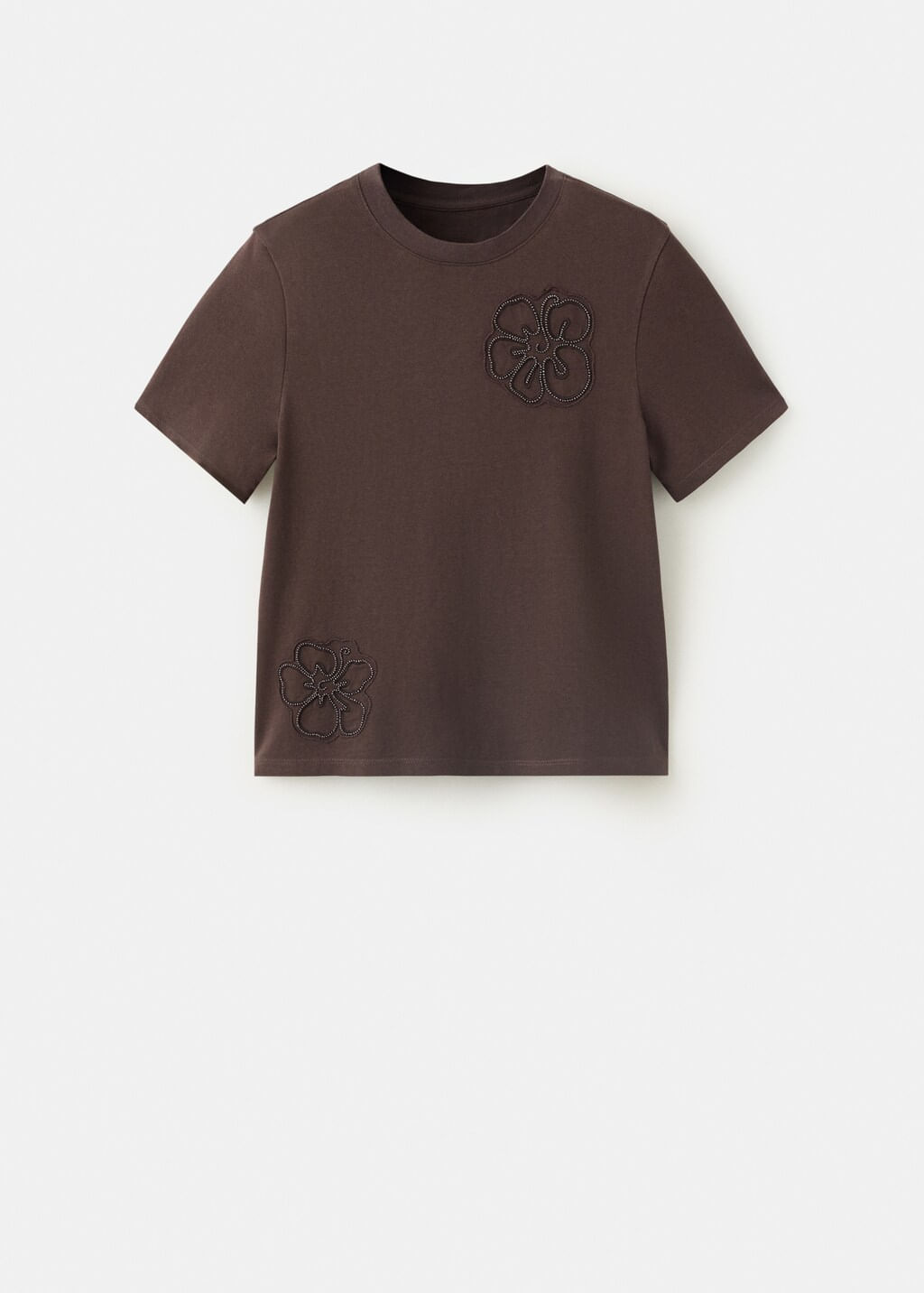 Camiseta-Hibis-marron